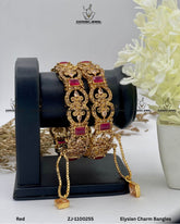 Elysian Charm Bangles | ZAROSH JEWEL Red